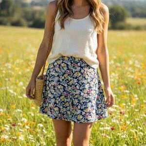 Woolrich vintage high waisted floral shorts S